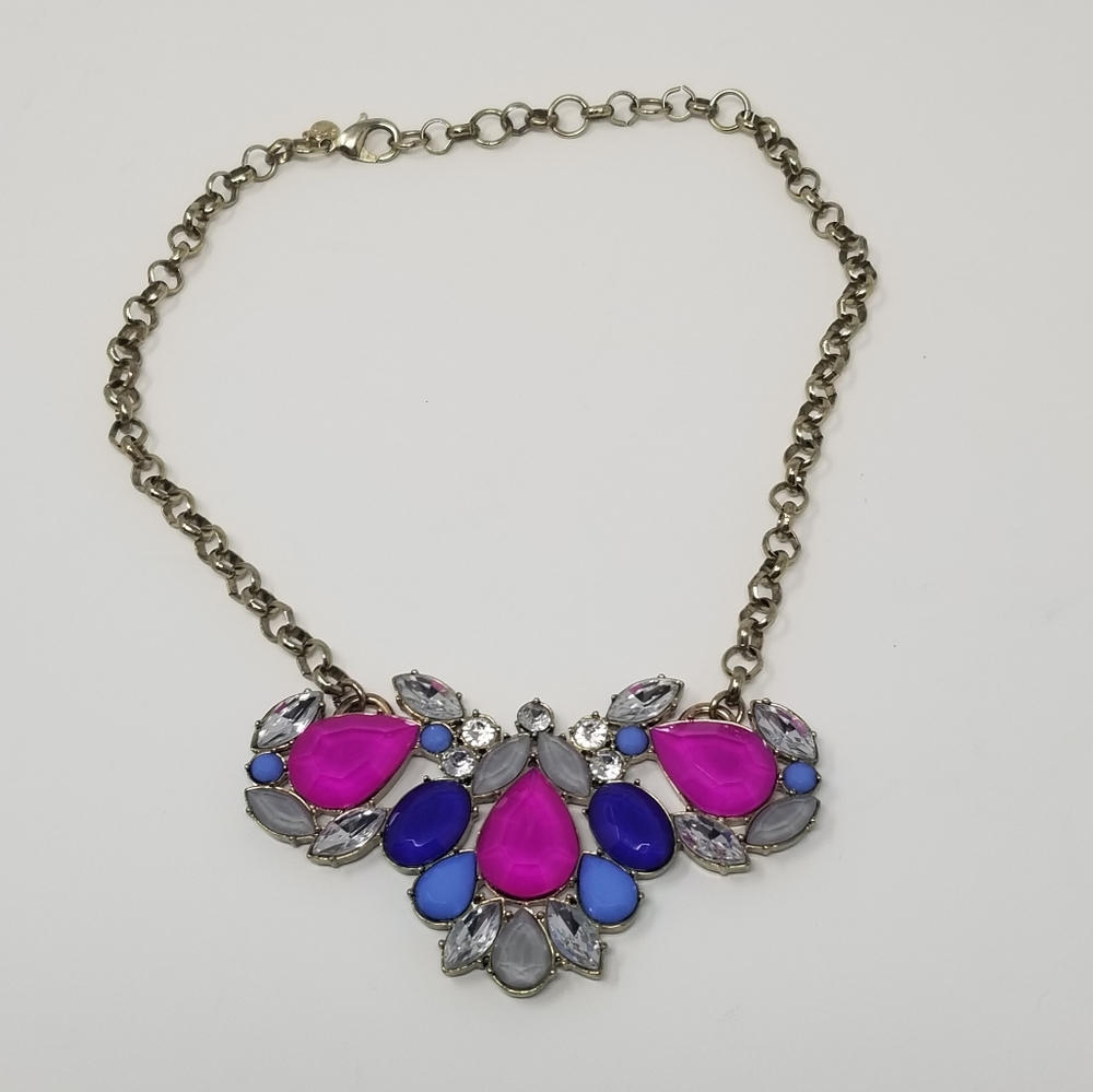 J. Crew chunky gold chain statement necklace